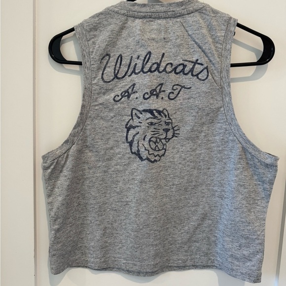 SUPERDRY Gray Women's tank Top SIZE 4. H y2k - Picture 8 of 10